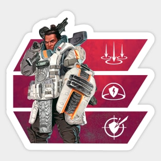 Gibraltar Apex Legends Sticker